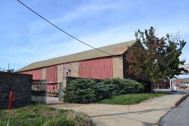 The barn, which has been a feature of this property dating back to 1821, is currently used for storage.